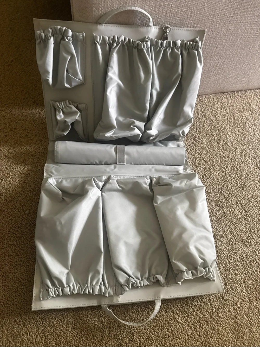 ToteSavvy-Original Tote Organizer (14x10x4”) (Original, Soft Grey)